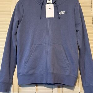 Nike Blue Zip-Up Hoodie size XS NWT!